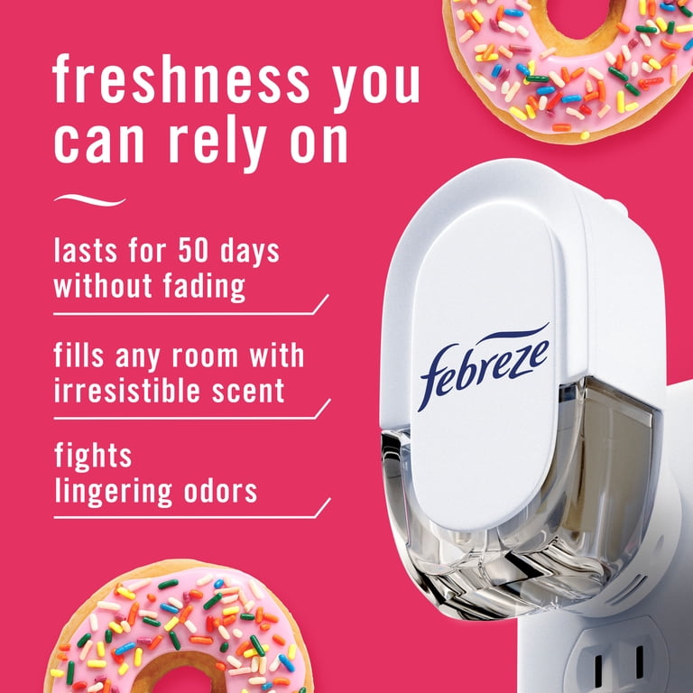 Febreze X Dunkin Plug In Air Freshener - Strawberry Frosted Donut