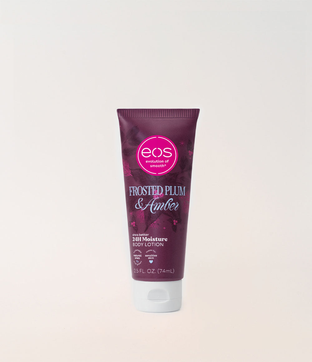 EOS Mini Body Lotion - Frosted Plum & Amber