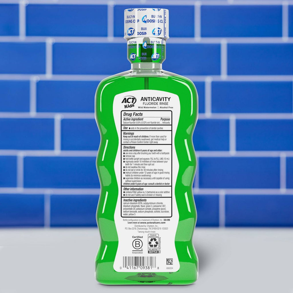 ACT Kids' Pure Protect Anticavity Fluoride Mouthwash - Watermelon