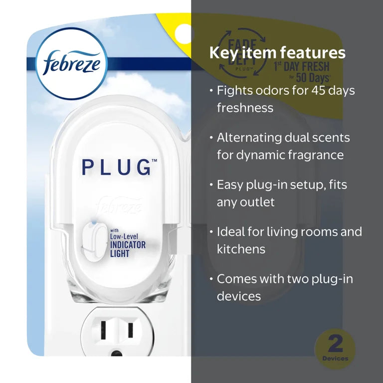 Febreze Wall Plug ( Suitable for Febreze X Dunkin )