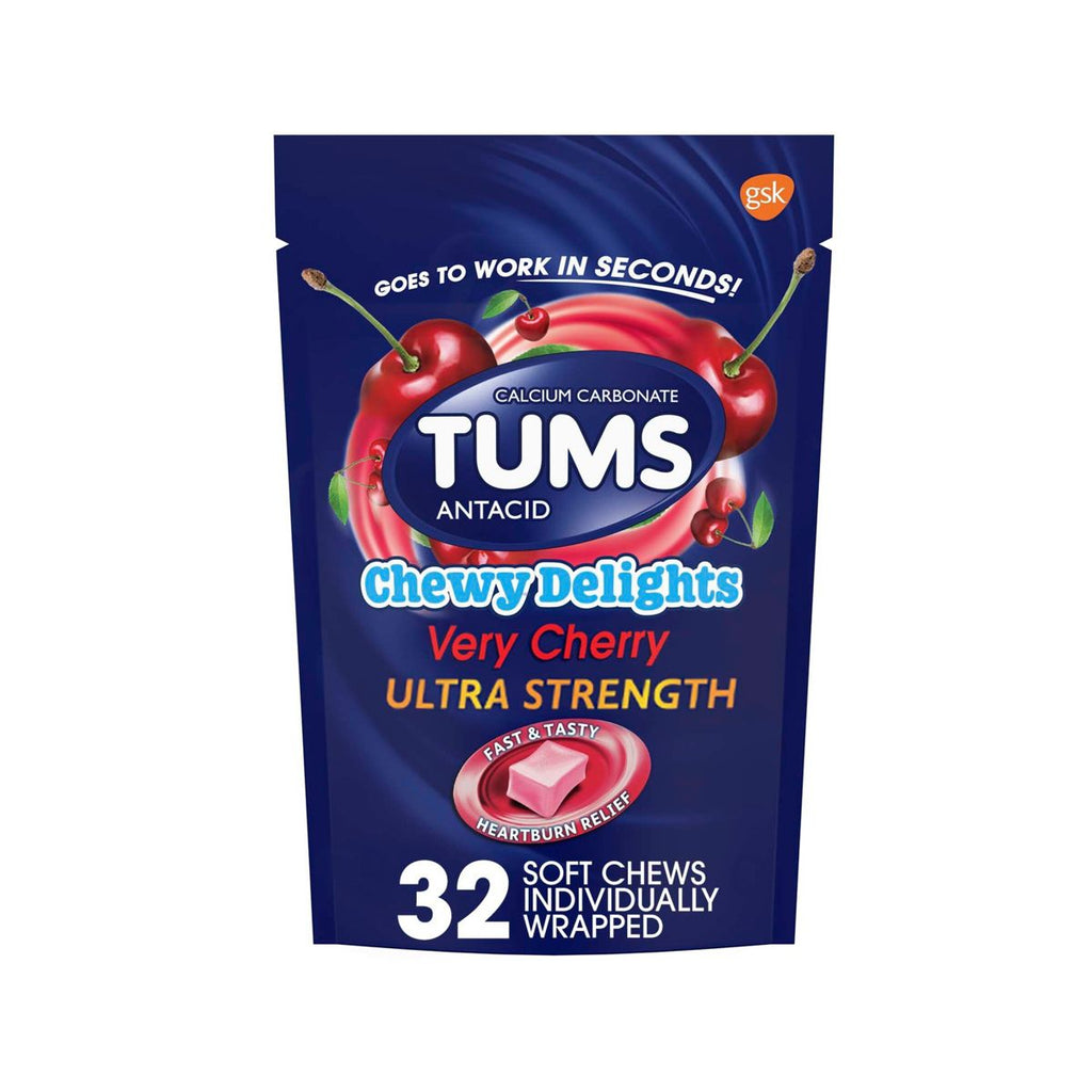 TUMS Ultra Delight Chewy Antacids - Very Cherry