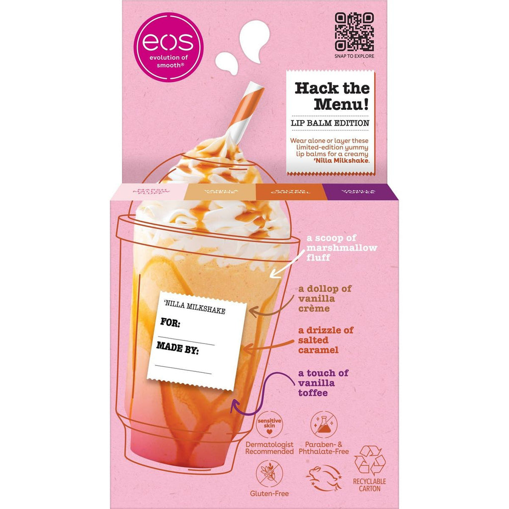 EOS Lip Balm Pack - Limited Edition Nilla Milkshake