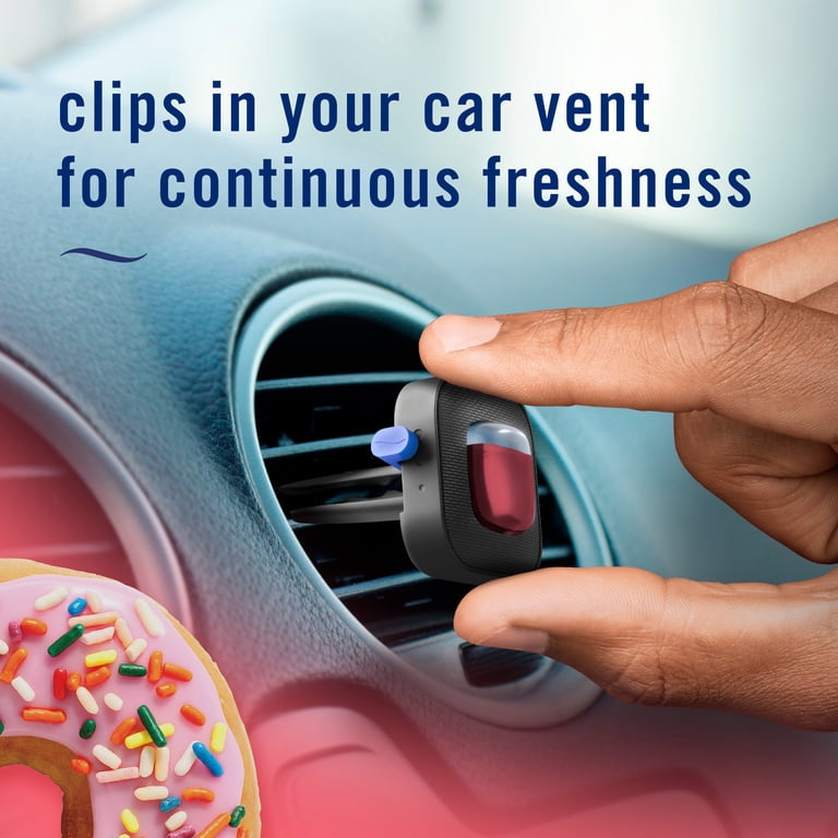 Febreze X Dunkin Car Air Freshener - Strawberry Frosted Donut