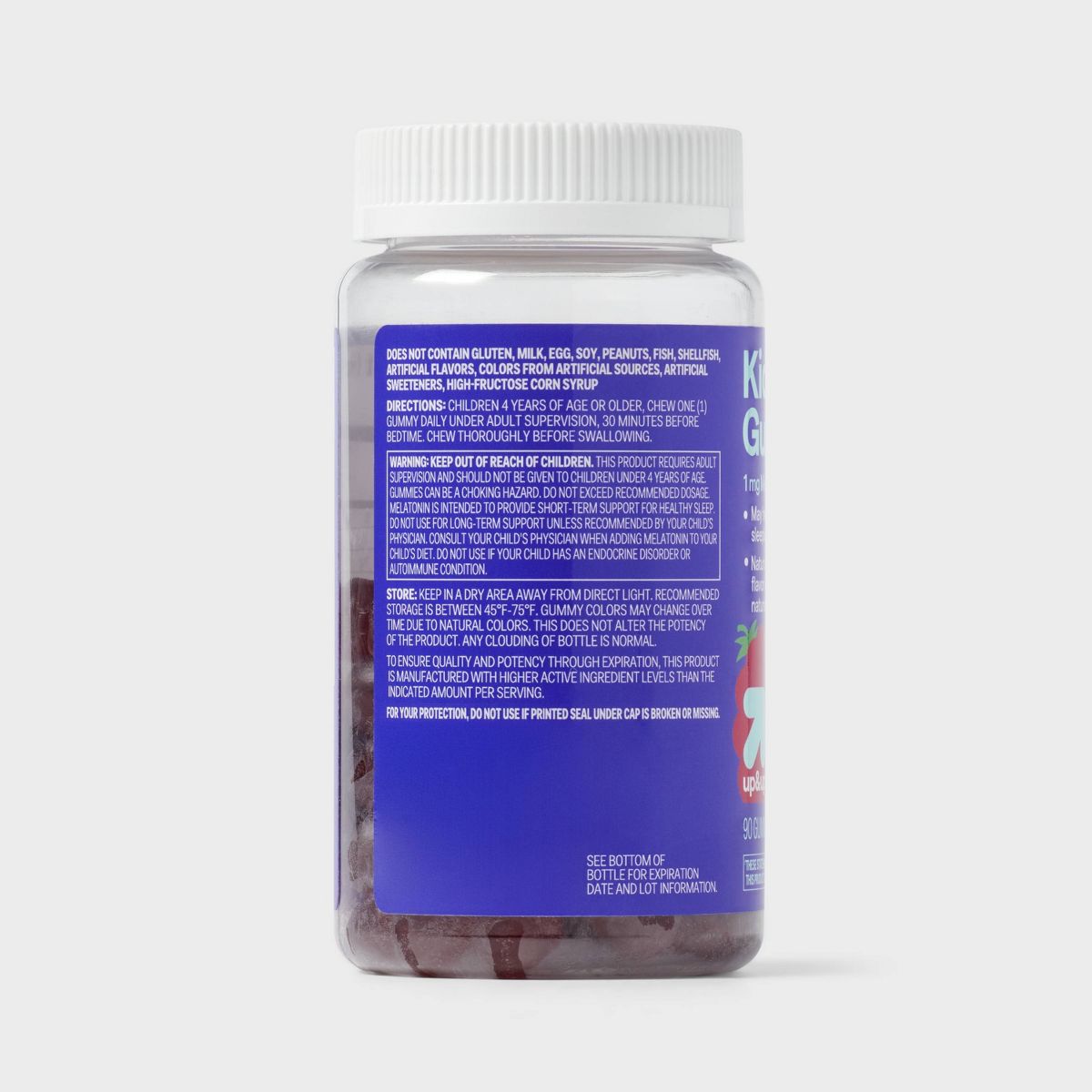 Kids' Melatonin Sleep Aid Gummies - 90ct - up&up