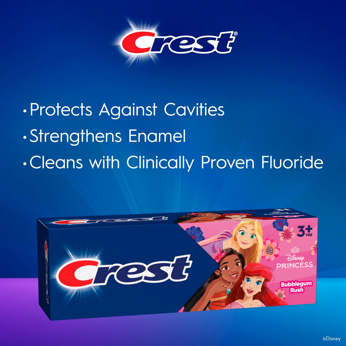 Crest Kids Toothpaste Disney Princess - Bubblegum