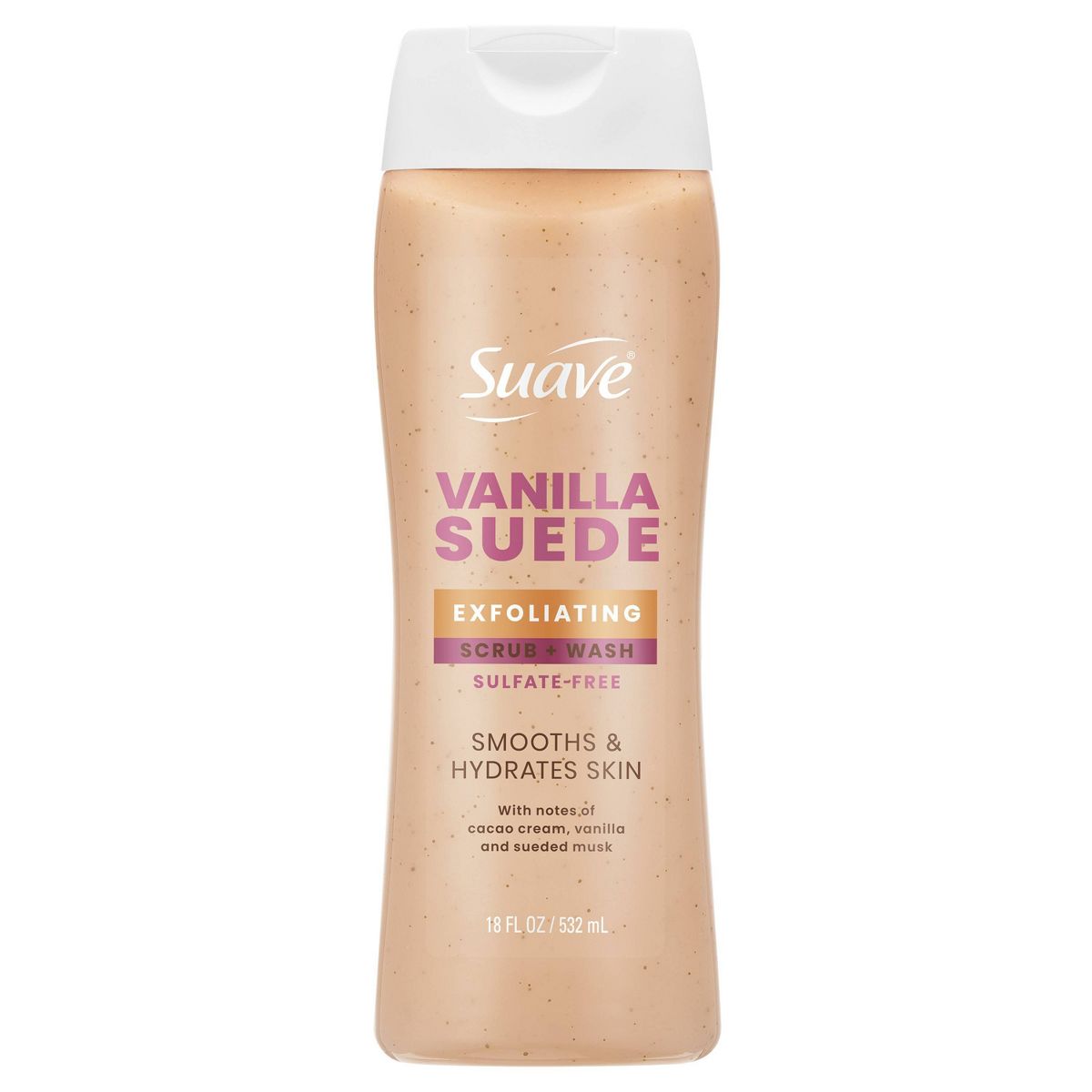 Suave Exfoliating Scrub + Wash - Vanilla Suede