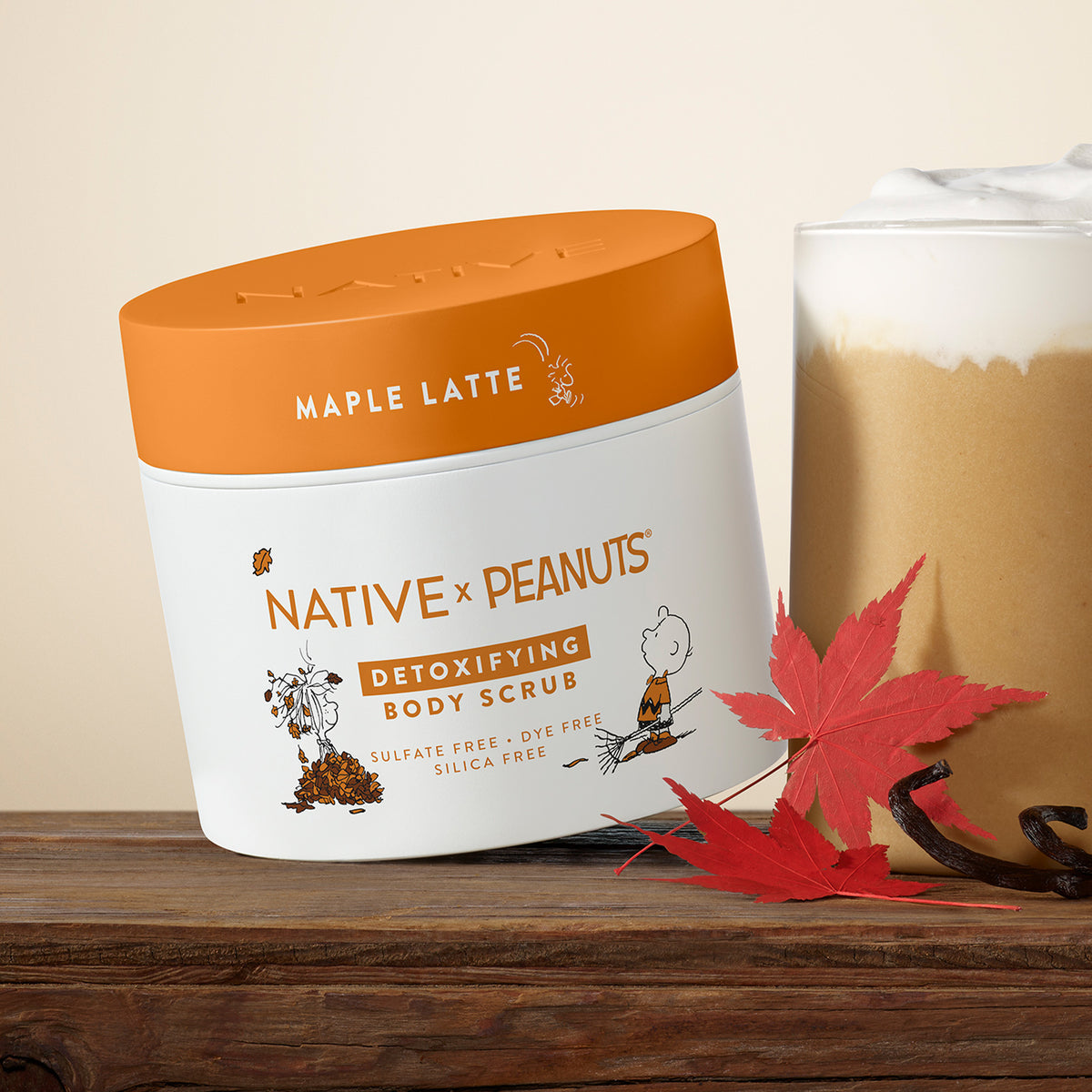 Native X Peanuts Limited Edition Body Scrub - Maple Latte