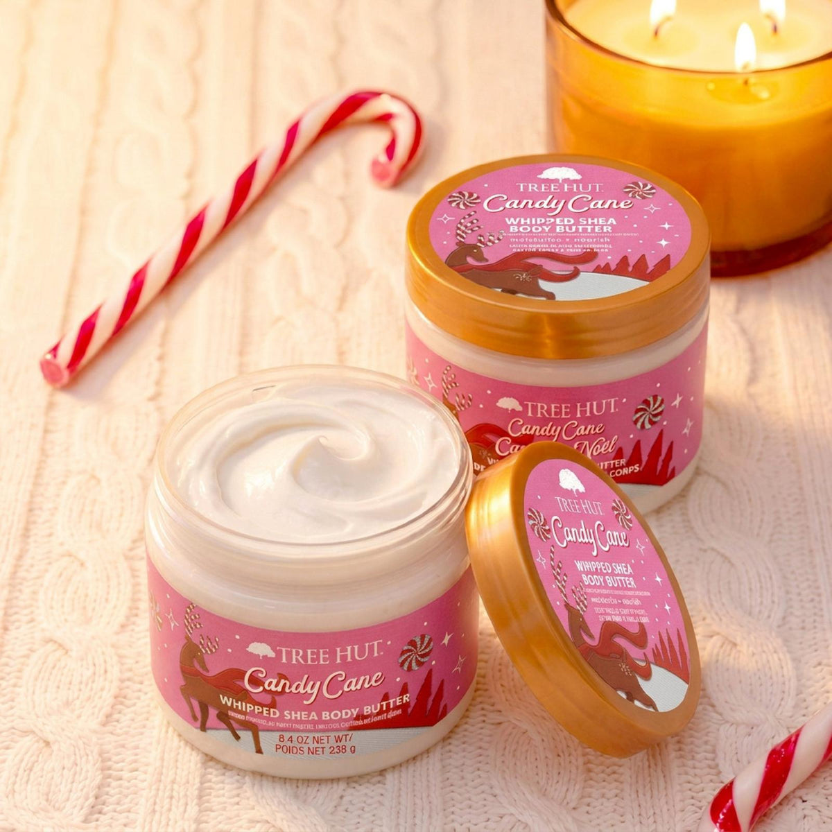 Tree Hut Whipped Body Butter - Candy Cane