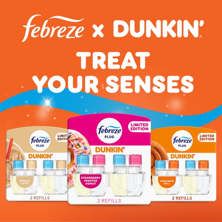 Febreze X Dunkin Plug In Air Freshener - Strawberry Frosted Donut