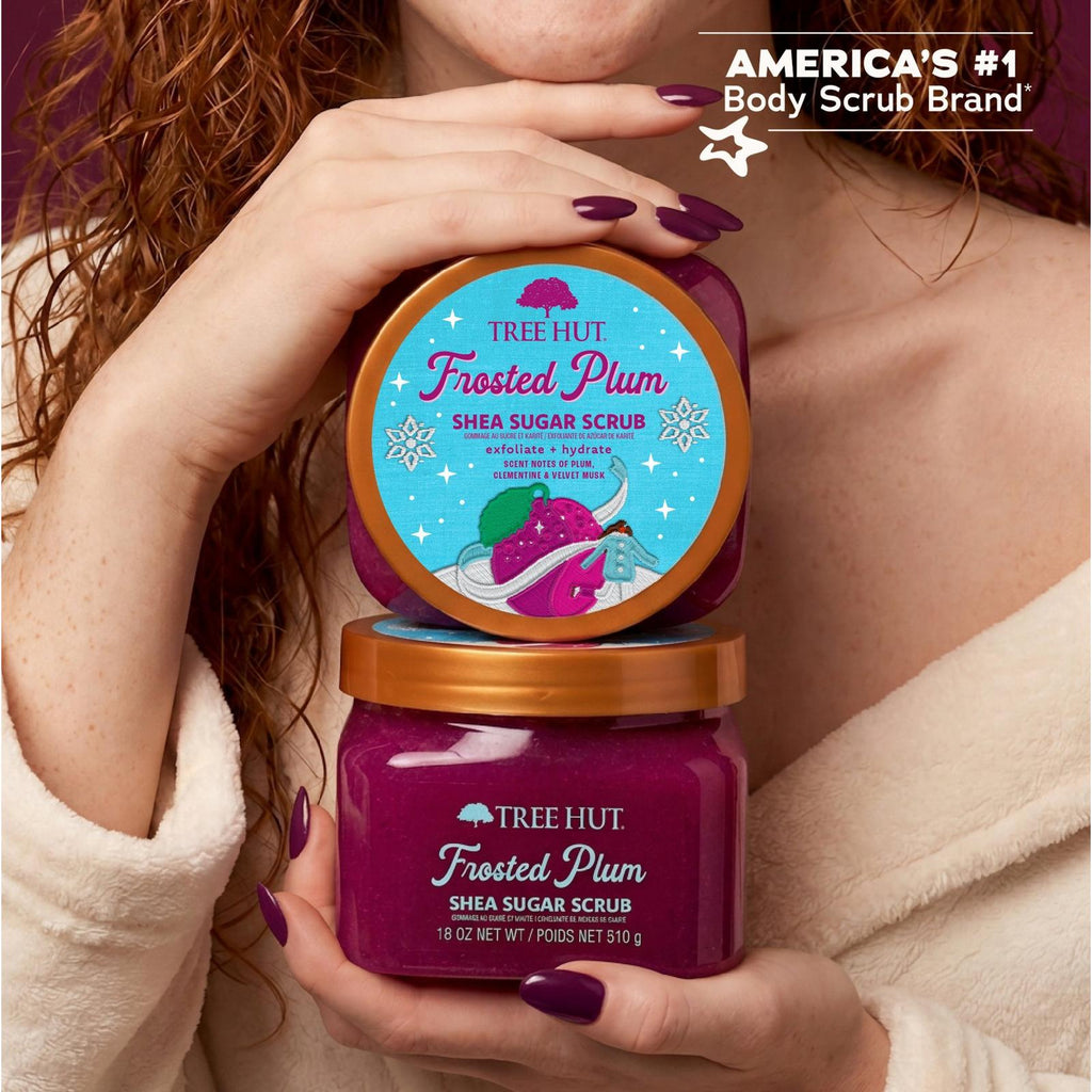 Tree Hut Shea Scrub - Frosted Plum