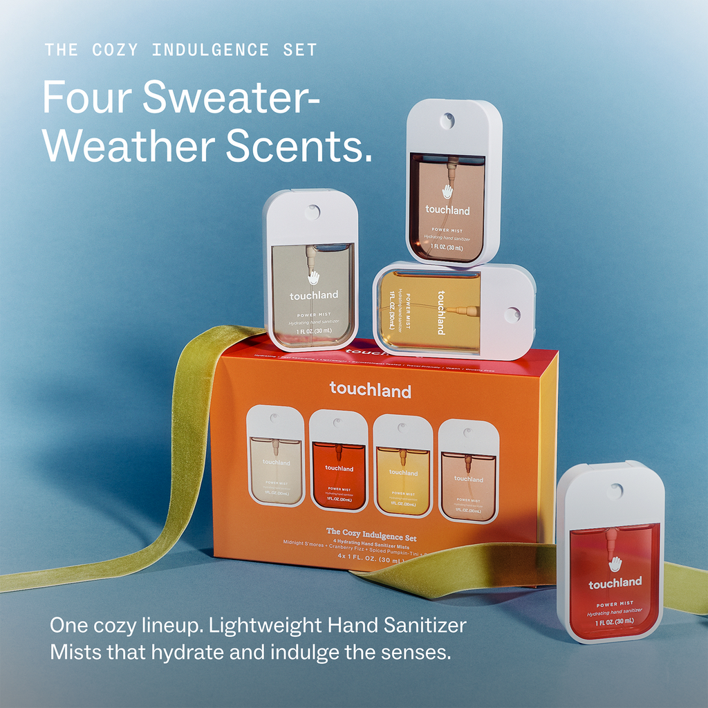 Touchland Special Edition Cozy Indulgence Hand Sanitizer 4-Set