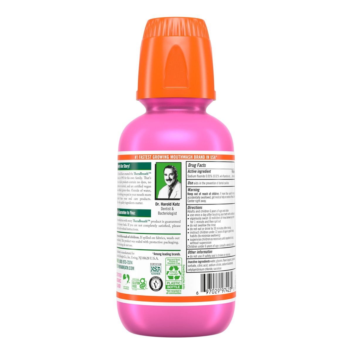TheraBreath Kids Mouthwash - Bubble Gum