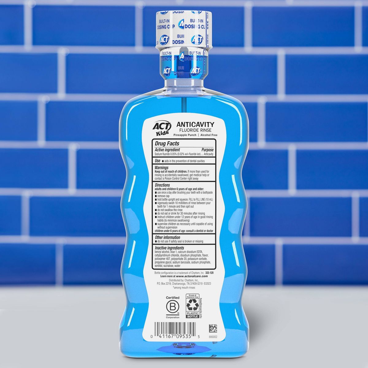 ACT Kids' Pure Protect Anticavity Fluoride Mouthwash - Pineapple Punch