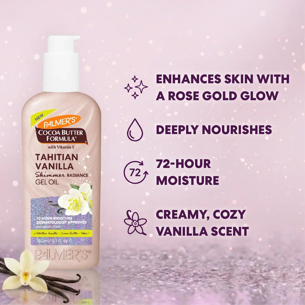 Palmers Shimmer Gel - Tahitian Vanilla