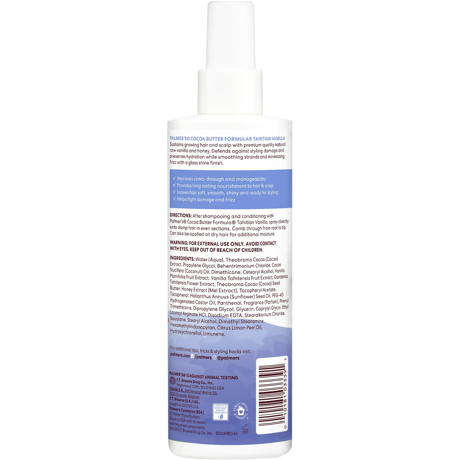 Palmers Leave-In Conditioner - Tahitian Vanilla