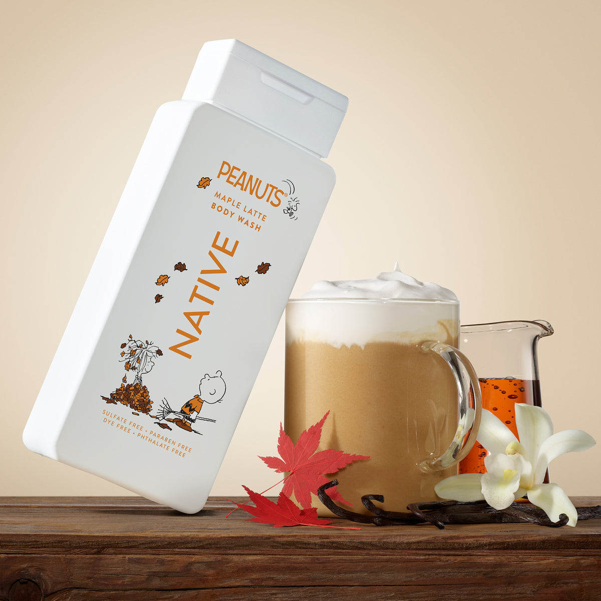 Native X Peanuts Limited Edition Body Wash - Maple Latte