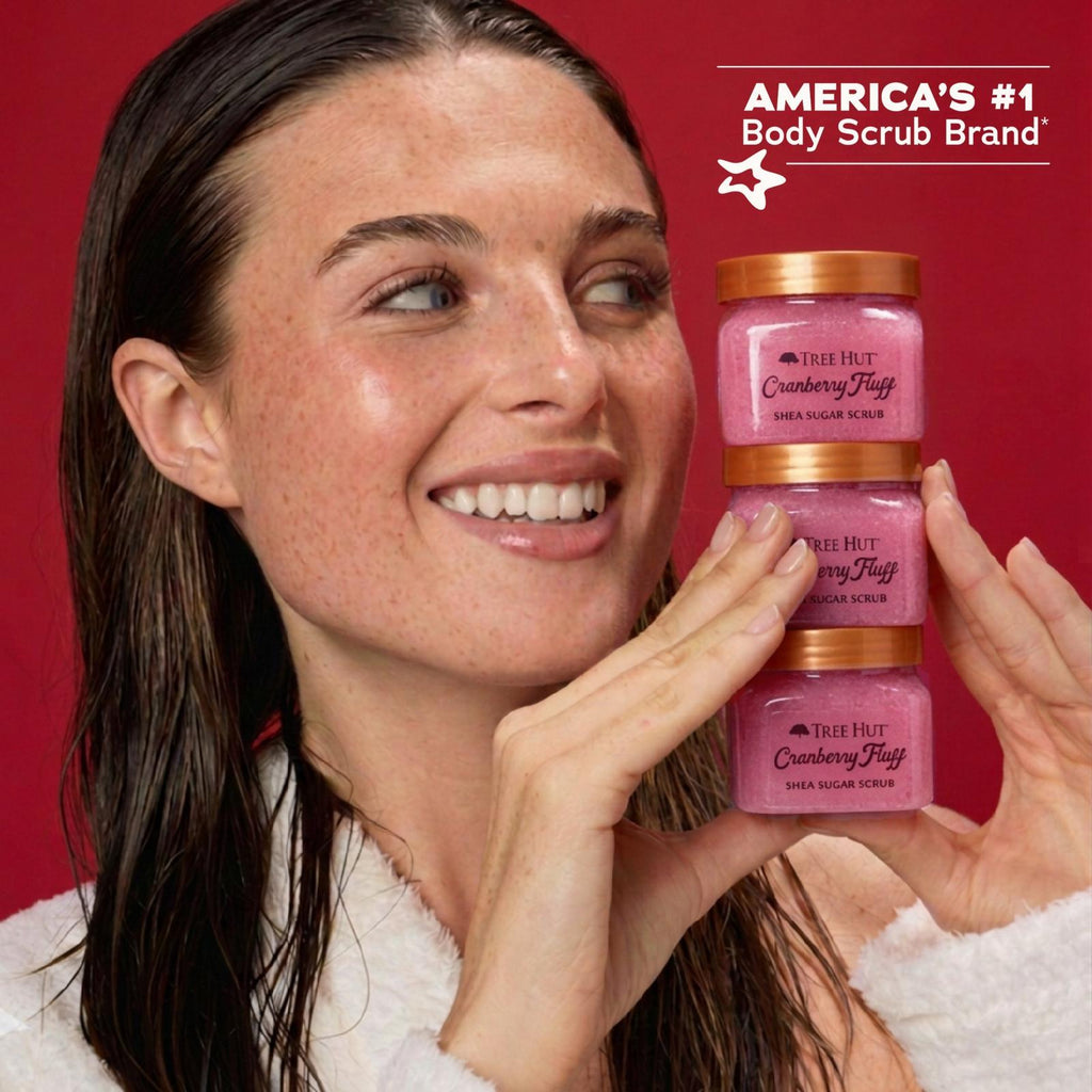 Tree Hut Shea Scrub - Cranberry Fluff Mini