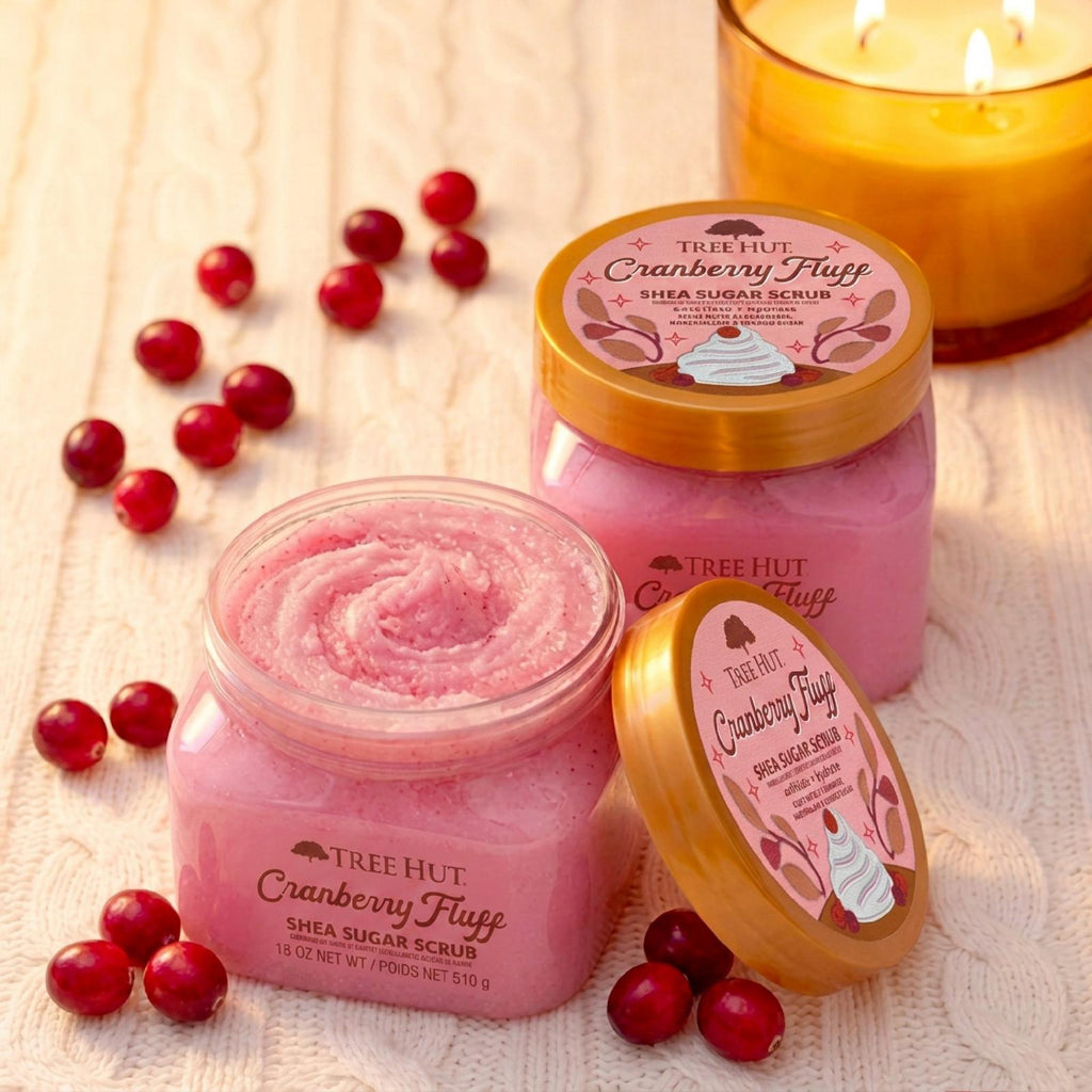 Tree Hut Shea Scrub - Cranberry Fluff