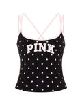 PINK Strappy Tank Top