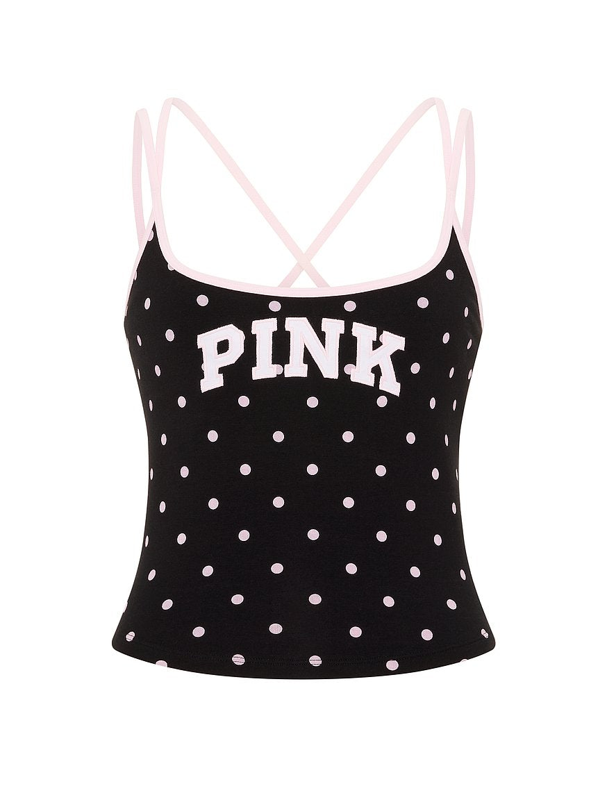 PINK Strappy Tank Top