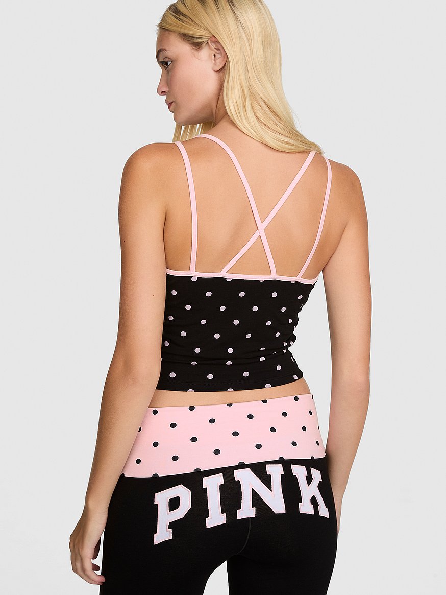 PINK Strappy Tank Top