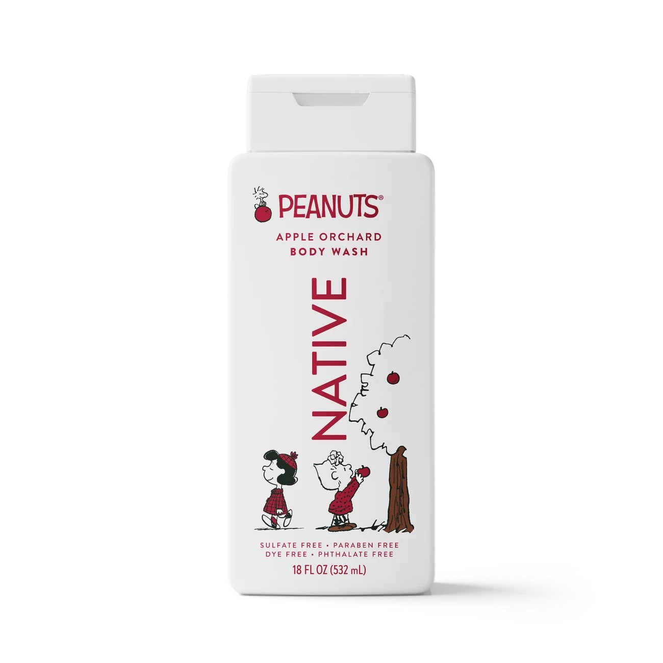 Native X Peanuts Body Wash - Apple Orchard