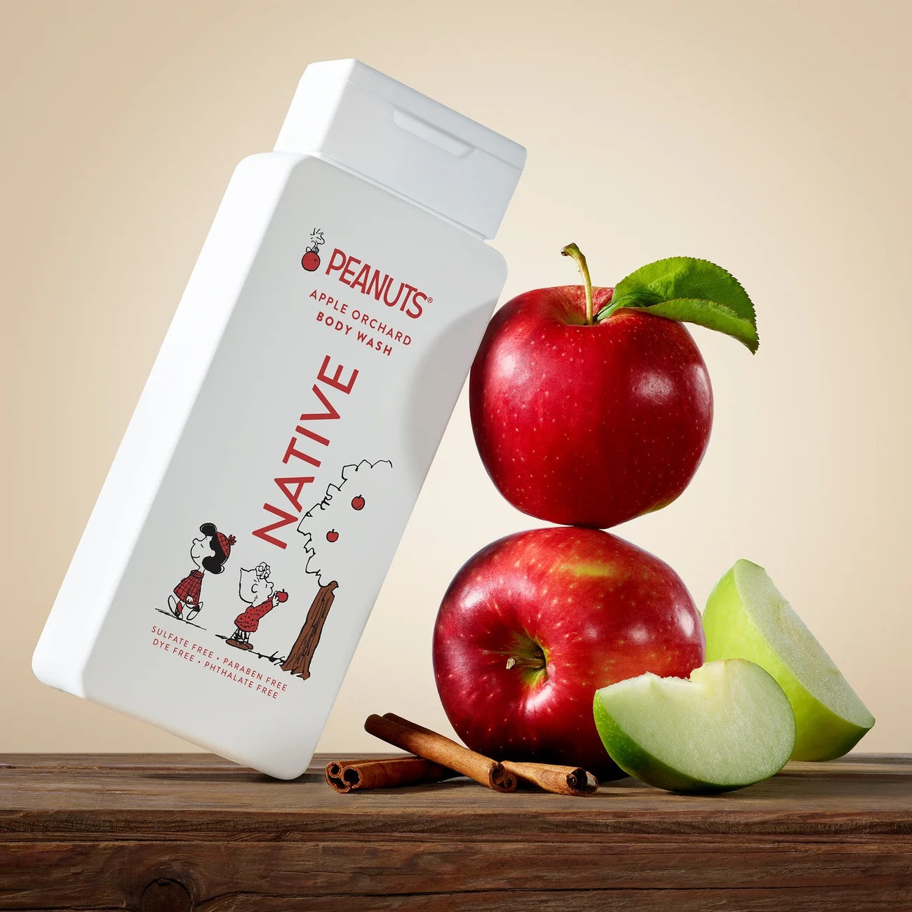 Native X Peanuts Body Wash - Apple Orchard