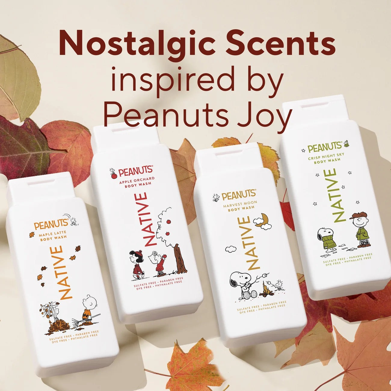 Native X Peanuts Body Wash - Apple Orchard